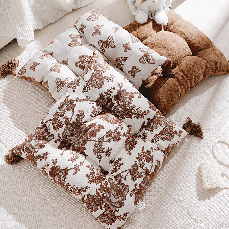 Botanical Print Throw Pillow