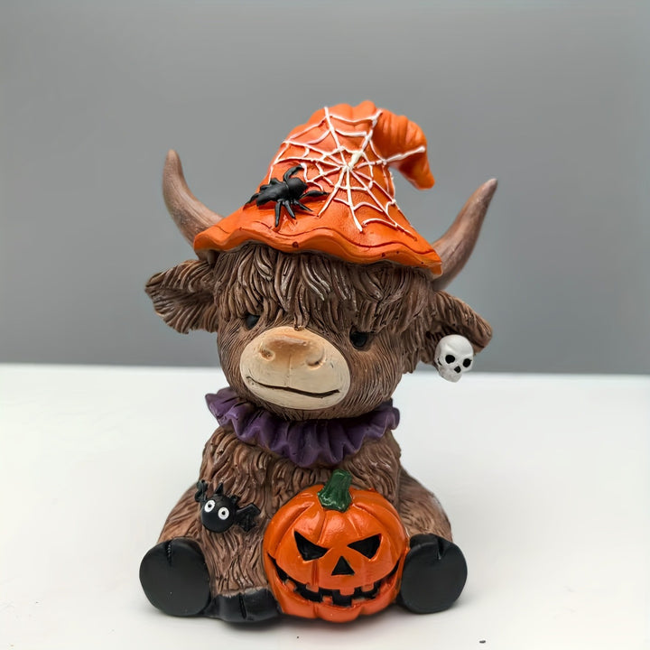 Decorative Highland Cattle Figure