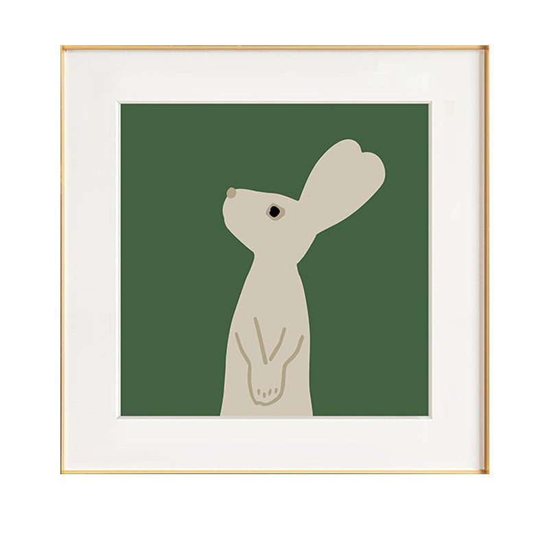 Framed Bear-Themed Art Print