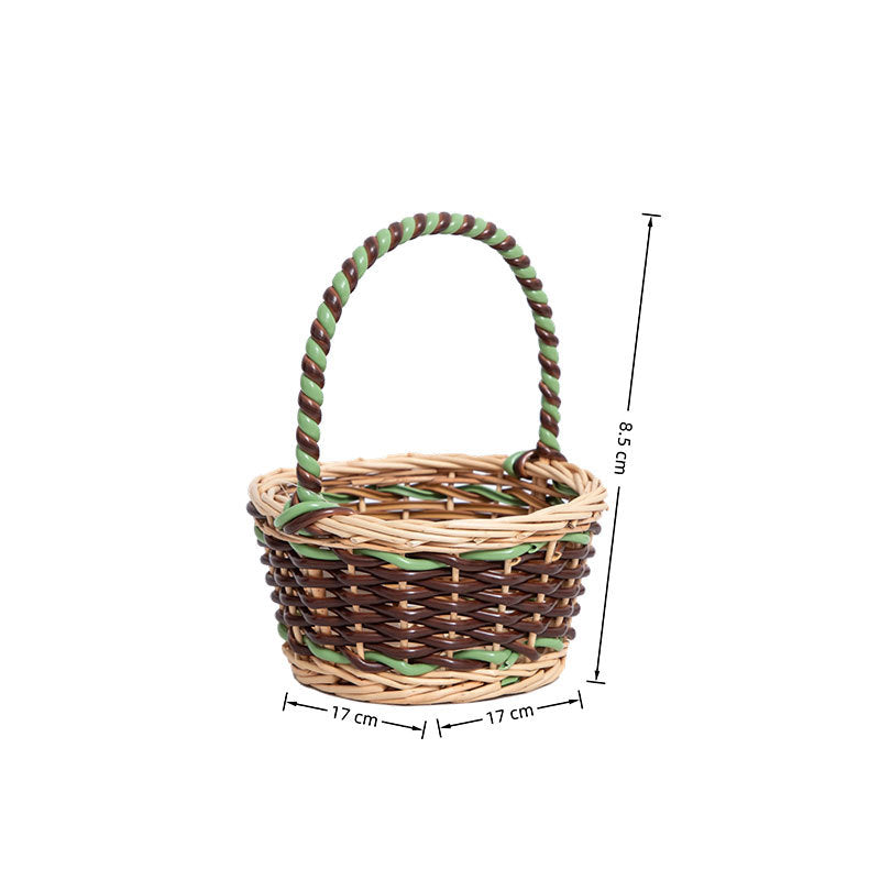 Decorative Woven Flower Basket