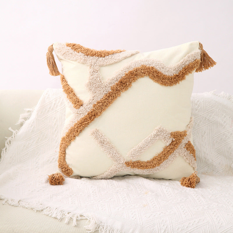 Bohemian Patterned Throw Pillow