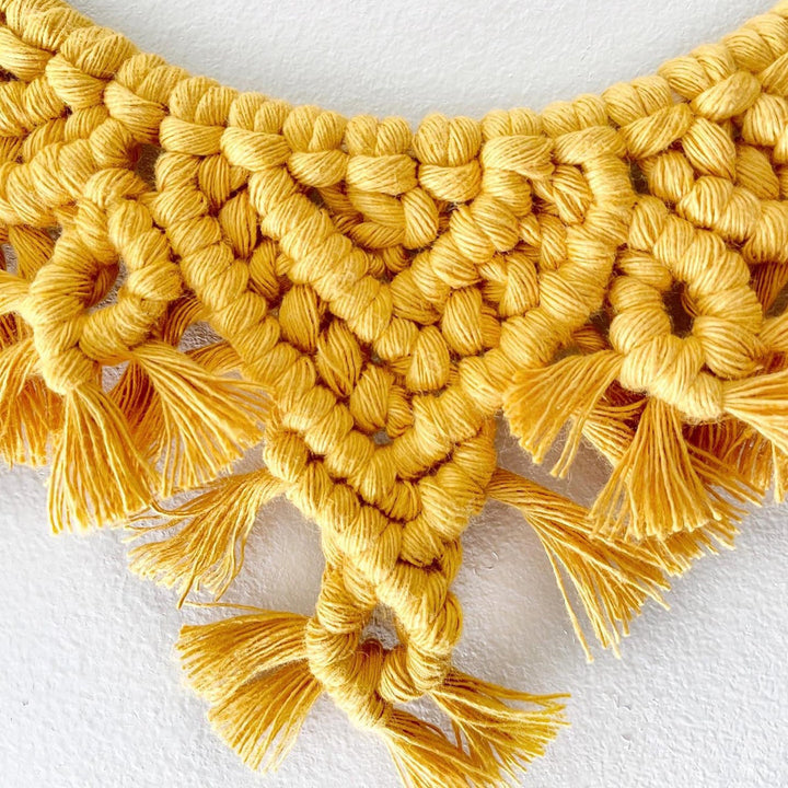 Decorative Macrame Wall Mirror