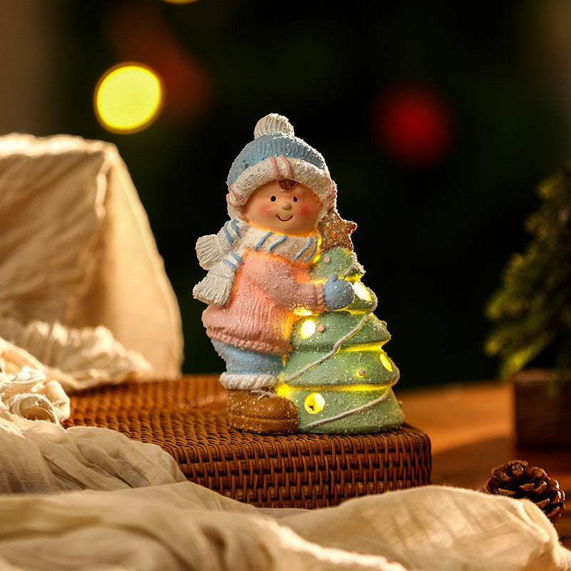 Decorative Christmas figure in snowman design