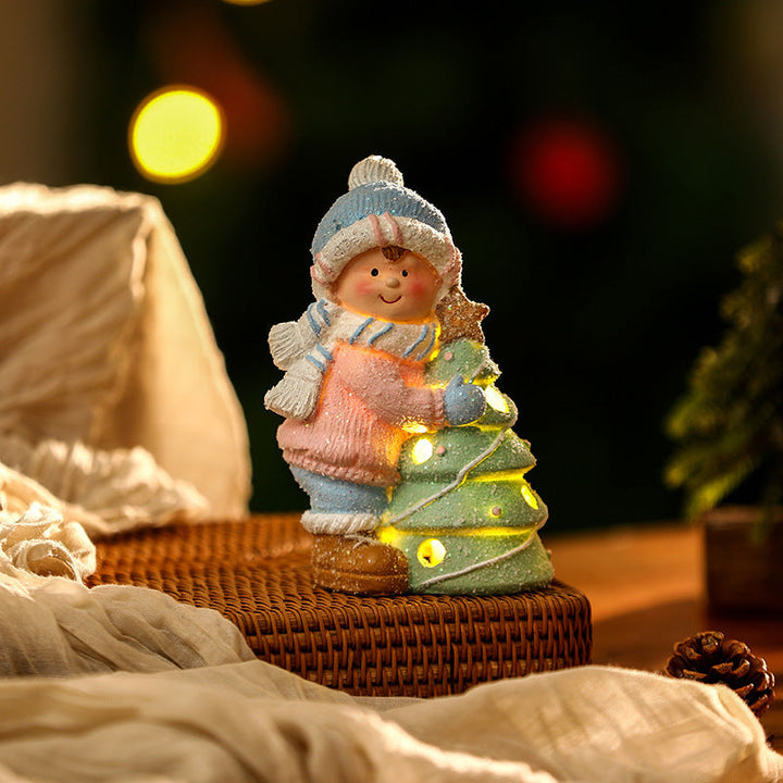 Decorative Christmas figure in snowman design