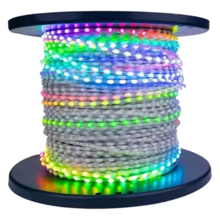 Programmable RGB addressable flexible strip light