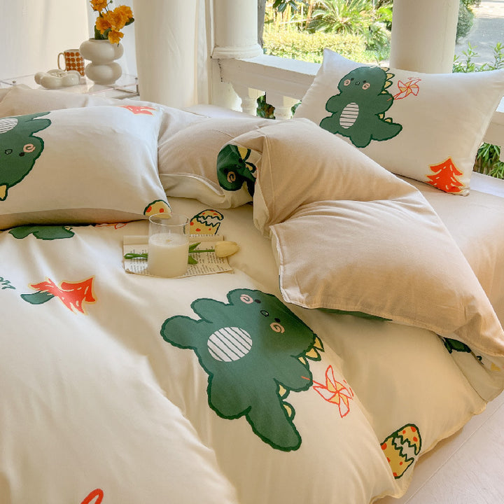 Playful Animal-Themed Bed Linen Set