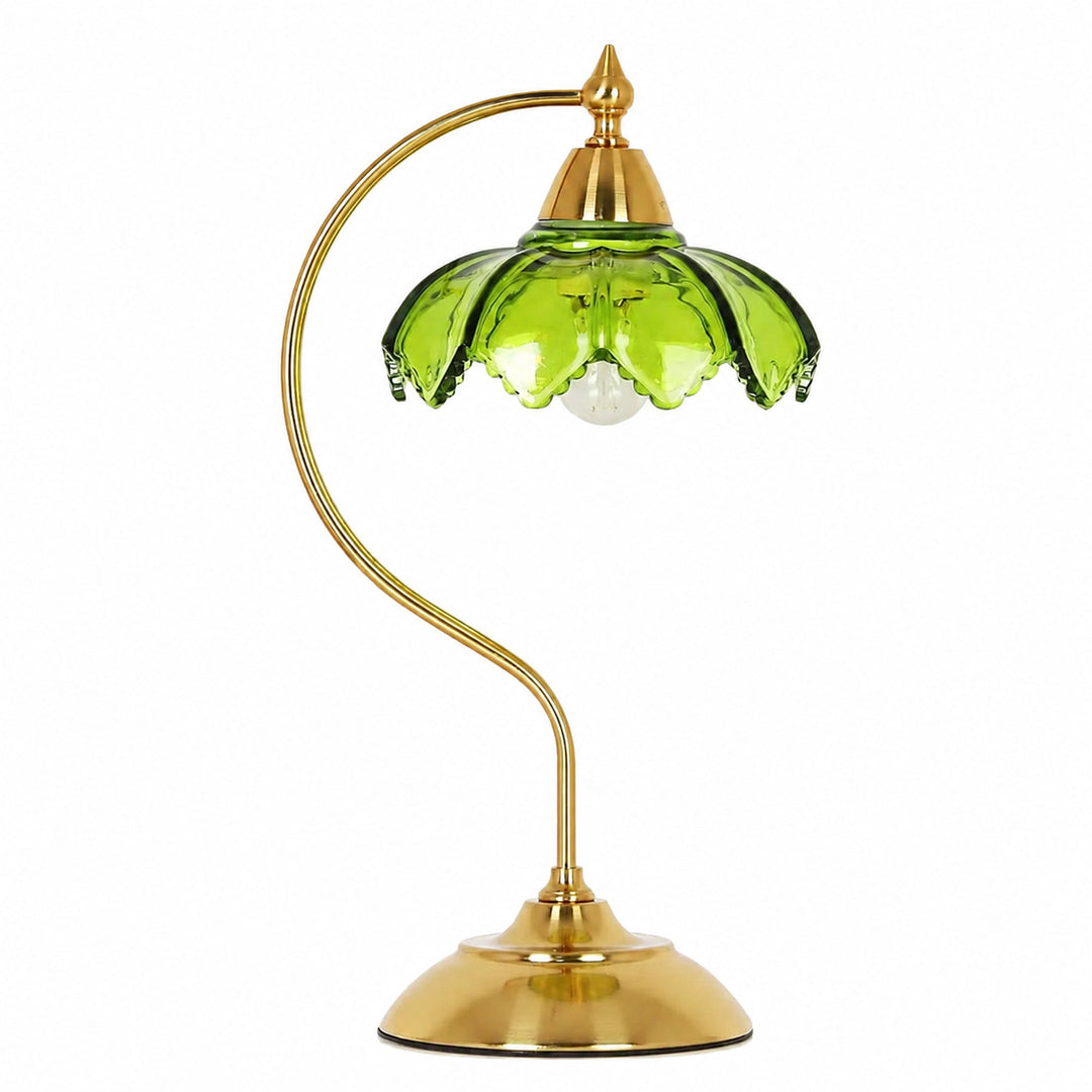 Artistic floral table lamp