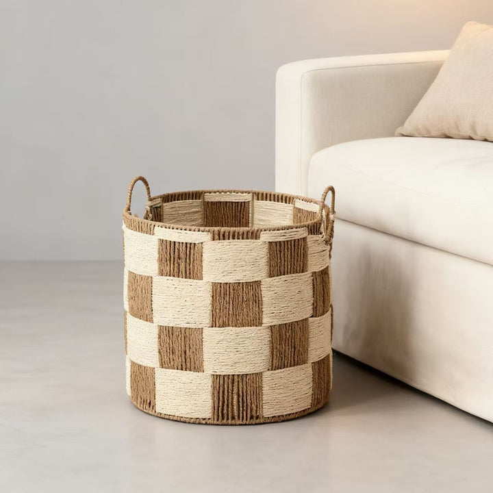 Natural Fiber Storage Basket