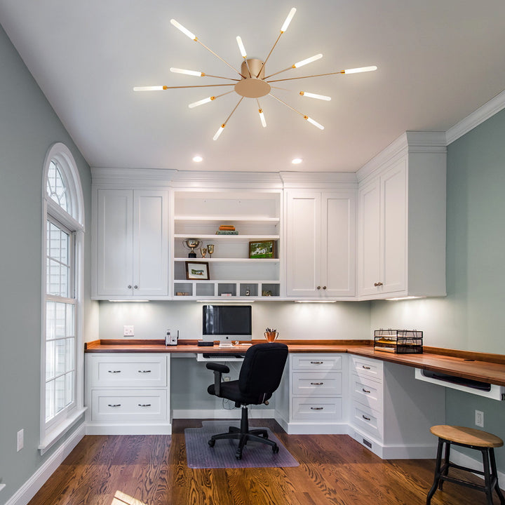 Starburst chandelier