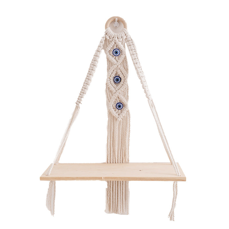 Decorative Macrame Hanging Shelf Organizer