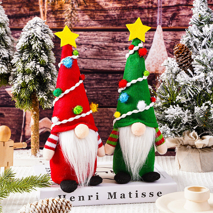 Decorative Christmas gnome figure