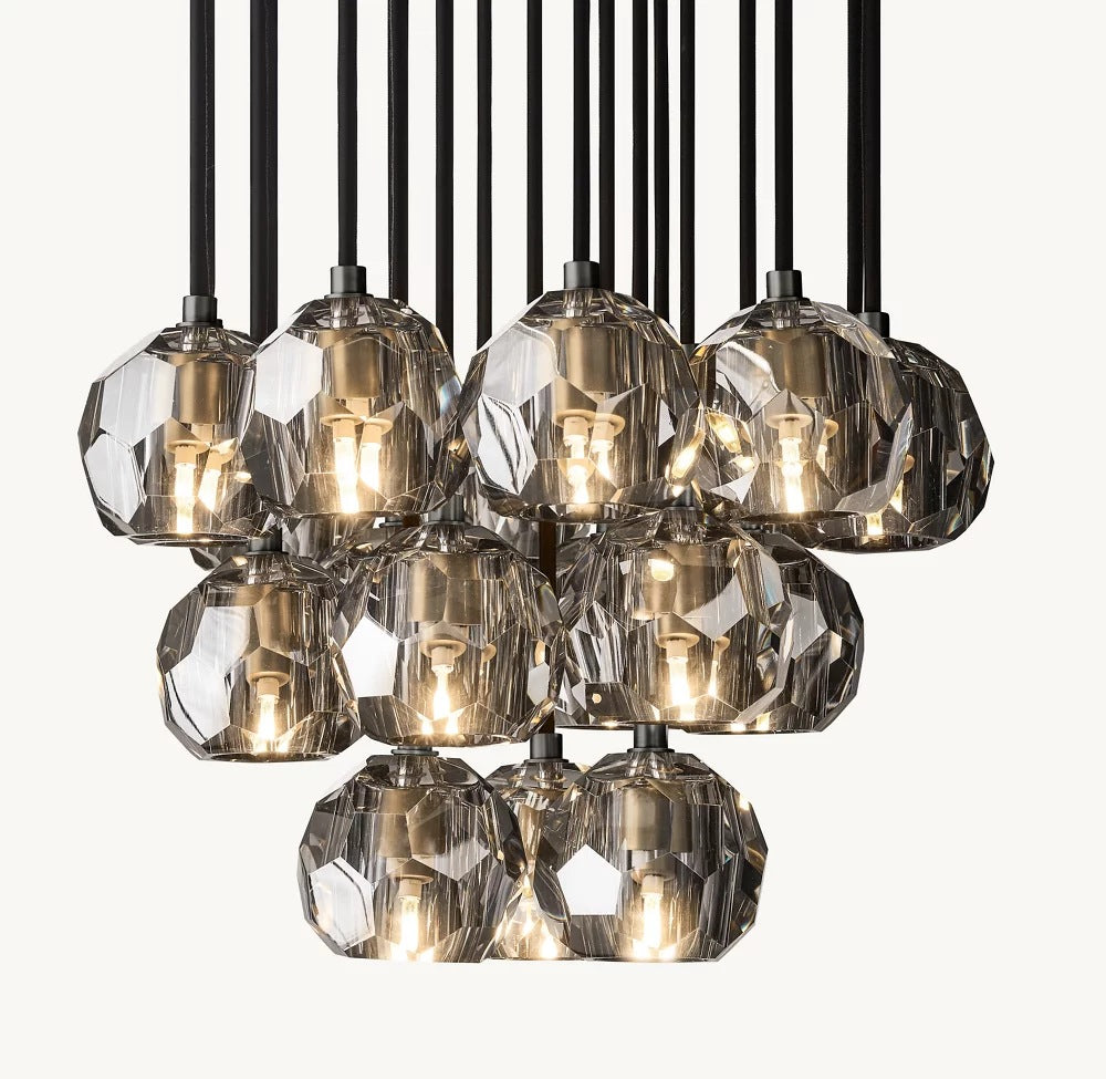 Crystal pendant lamp