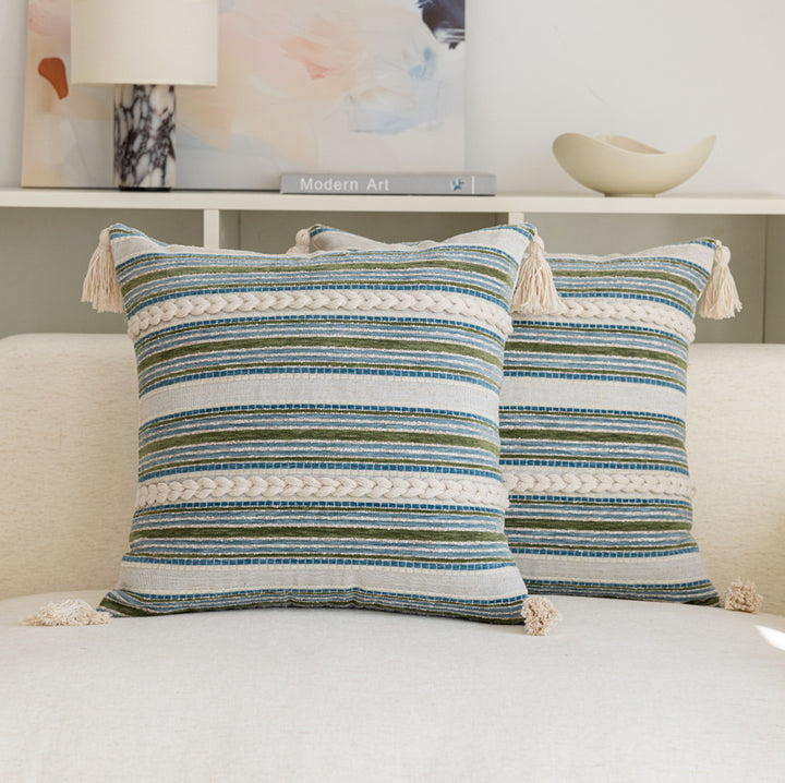 Woven Textured Decorative Pillow