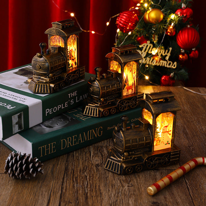 Nostalgic Christmas Train Lantern