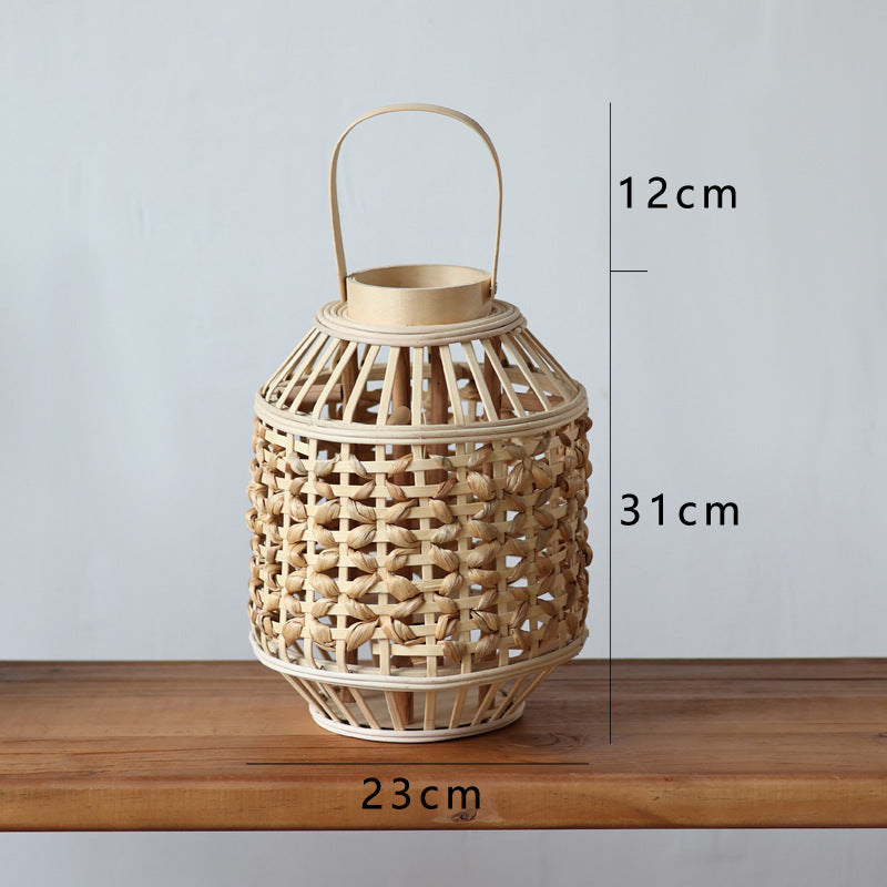 Handcrafted Rattan Lantern