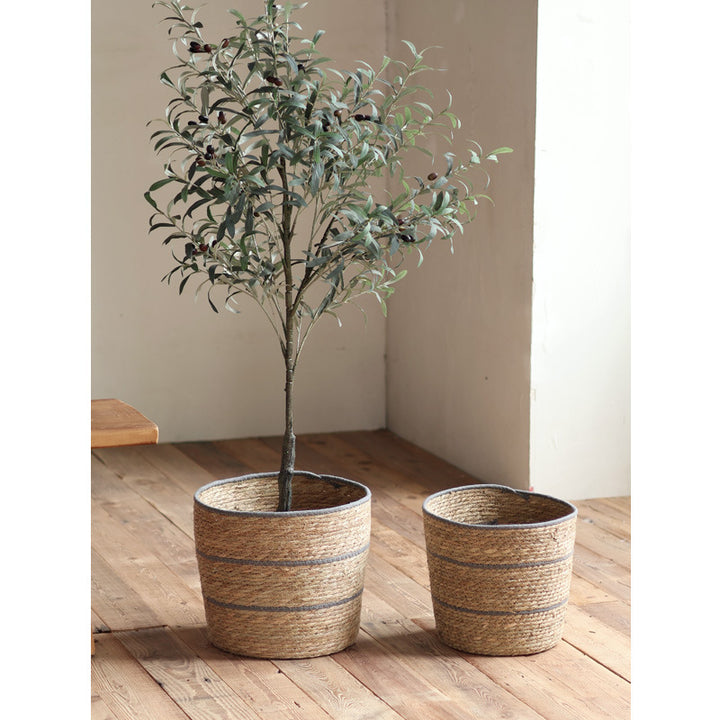 Handwoven decorative basket