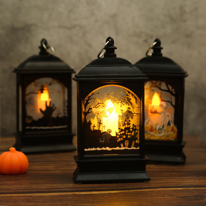 Nostalgic Lantern with Halloween Motif