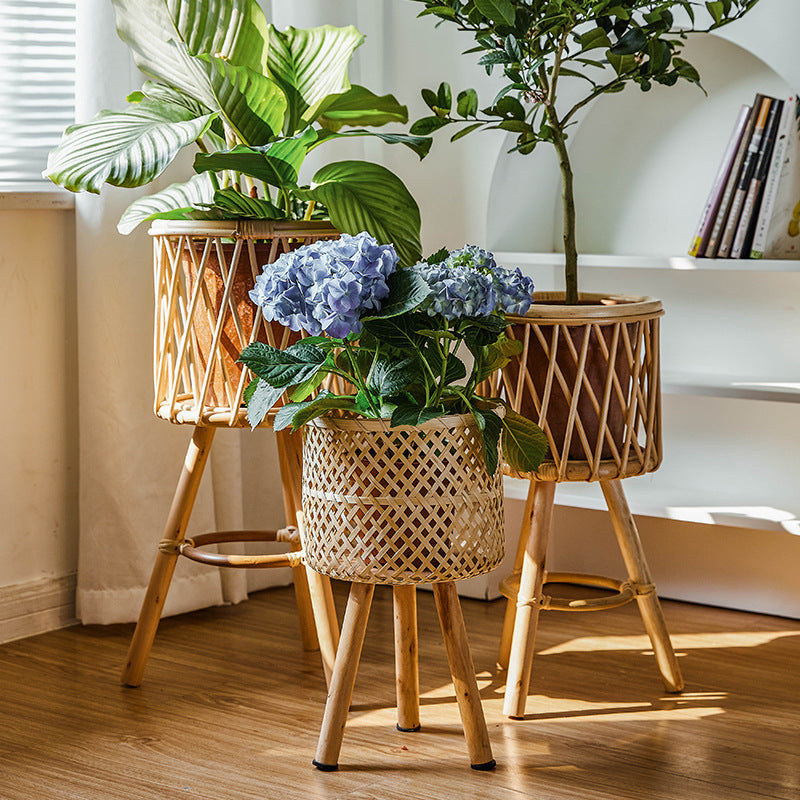 Decorative Woven Flower Planters