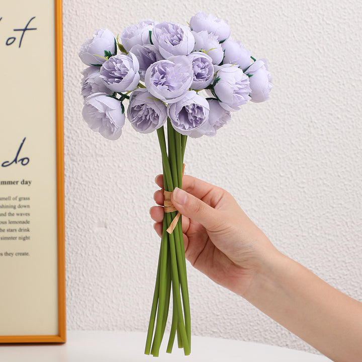 More realistic artificial peony bouquet