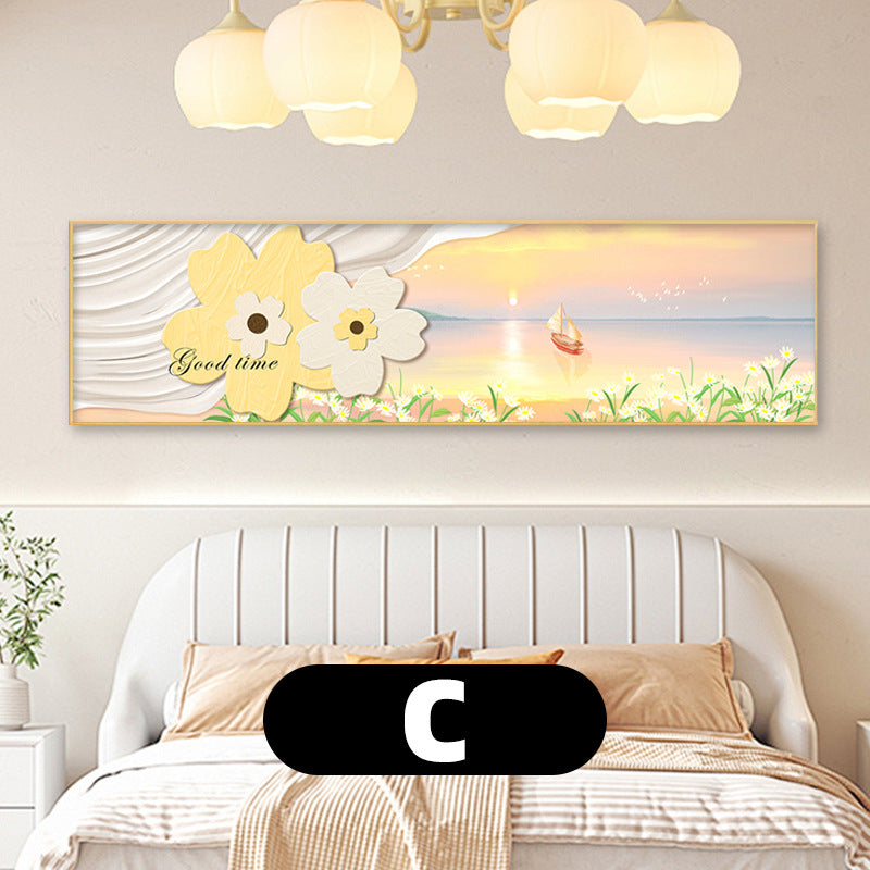 Elegant Feather-Inspired Canvas Wall Art