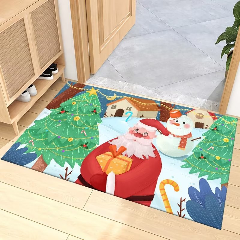 Festive Christmas Entrance Mat