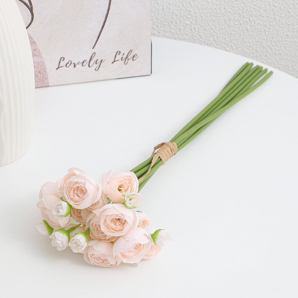 Decorative art bouquet with elegant roses