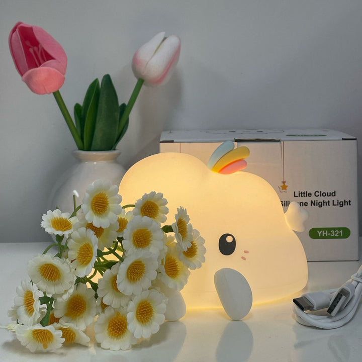Silicone Sweet Cloud Night Light Table Lamp