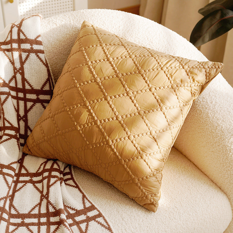 Luxurious Faux Fur Square Decorative Pillow