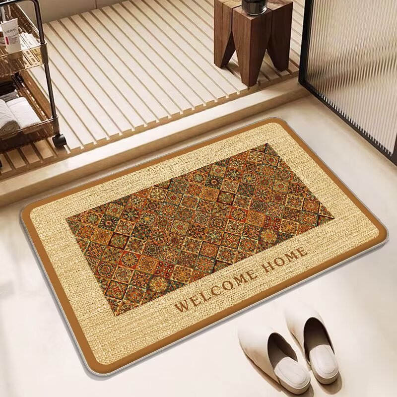 Butterfly-Inspired Decorative Bath Mat