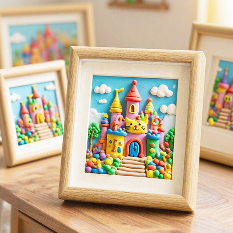 Whimsical Clay Art Frame
