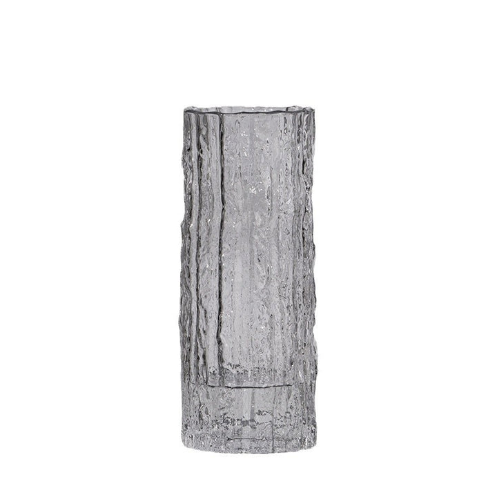 Textured Glass Water Vase