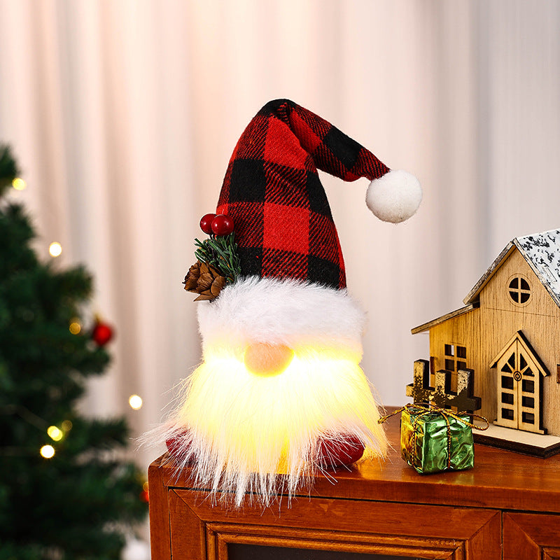 Illuminated Santa Claus Figure