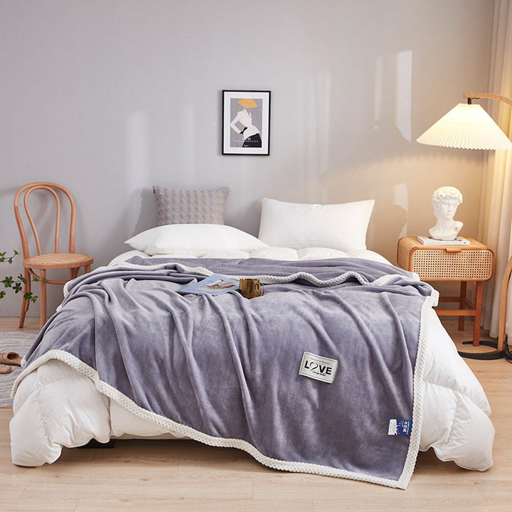 Oversized Velvet Throw Blanket