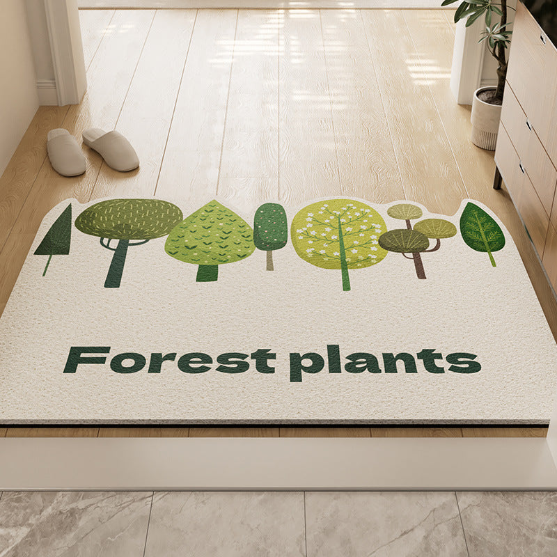 Forest-Themed Non-Slip Bath Mat