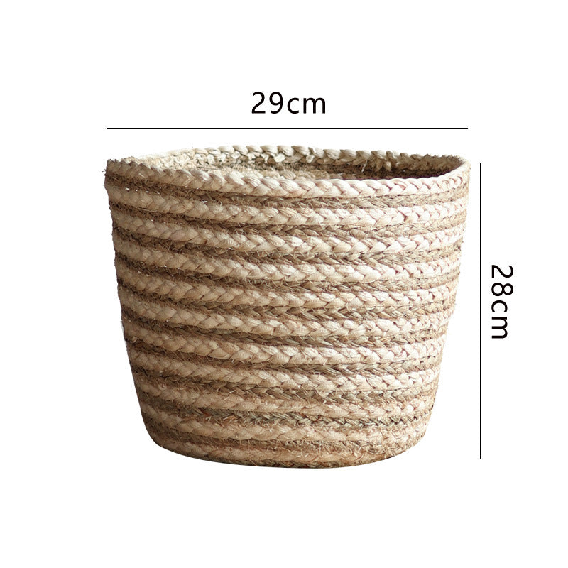 Natural decoration basket