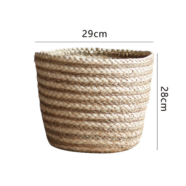 Natural decoration basket