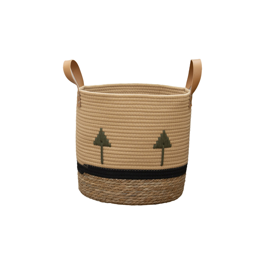 Decorative Eco-Friendly Woven Storage Basket
