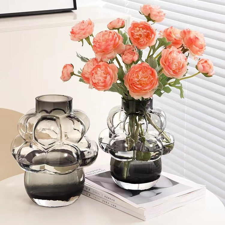 Artistic Cloud Shaped Glass Vase