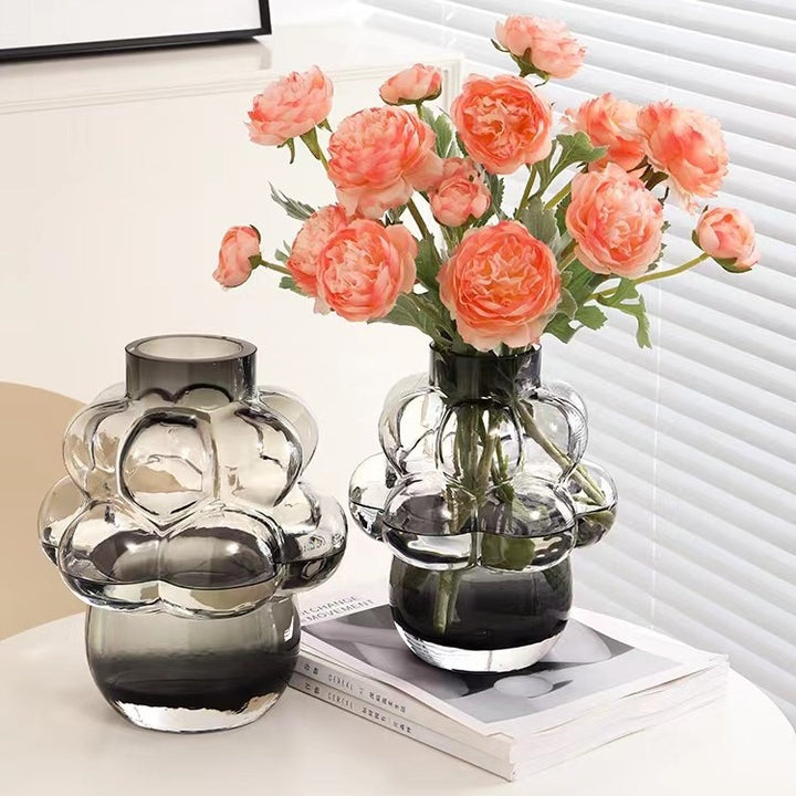 Artistic Cloud Shaped Glass Vase