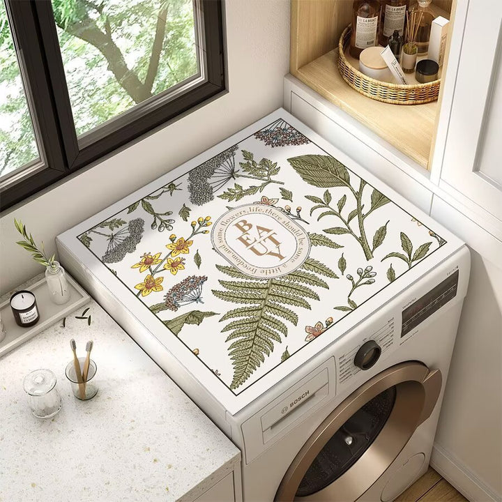 Decorative Floral Laundry Counter Mat