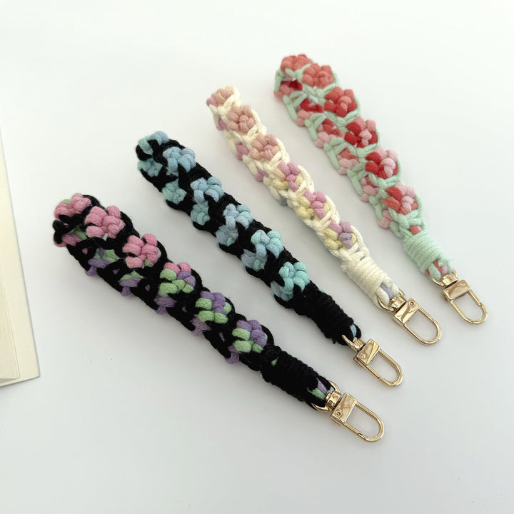 Handcrafted Macrame Keychain Holder