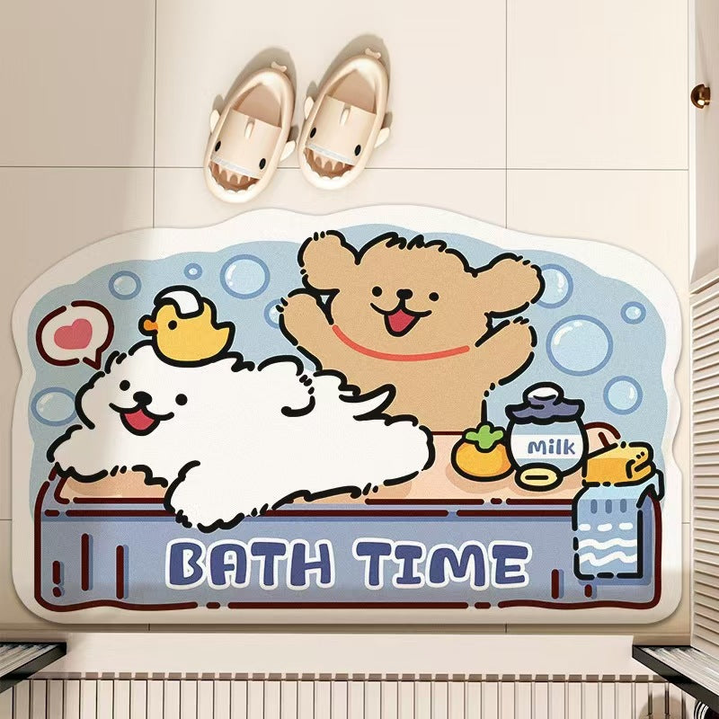 Cartoon Bath Mat Avarnia