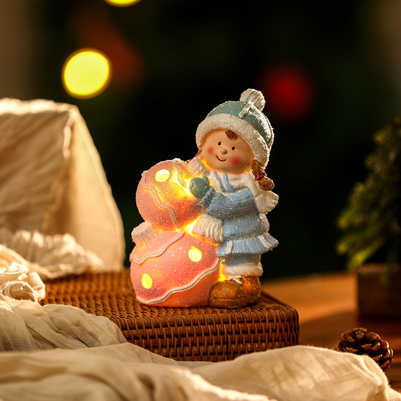 Decorative Christmas figure in snowman design