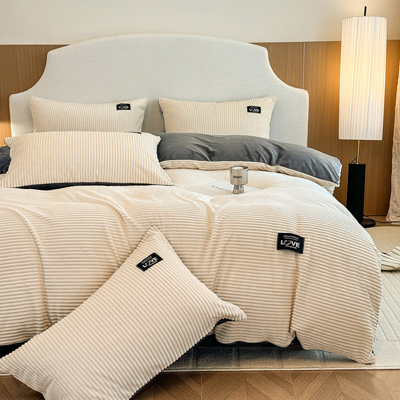 Soft Velvet Comforter Set