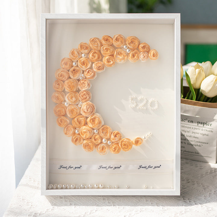 Floral Shadow Box Art