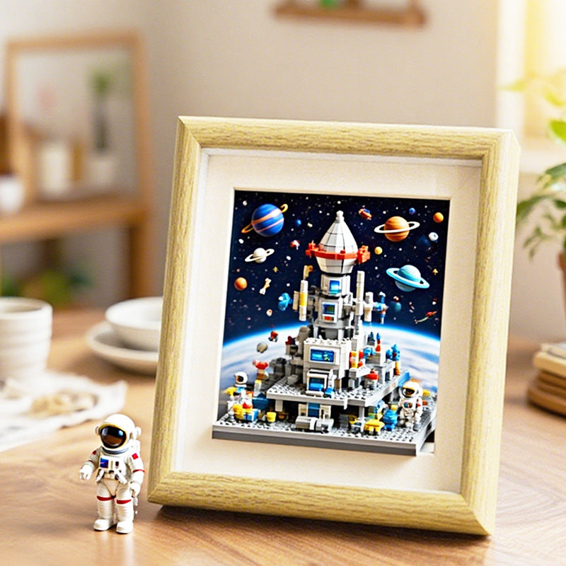 Space-Themed Wall Art Frame