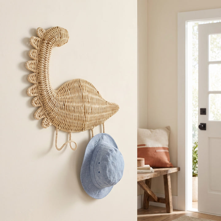Wall hook in dinosaur design