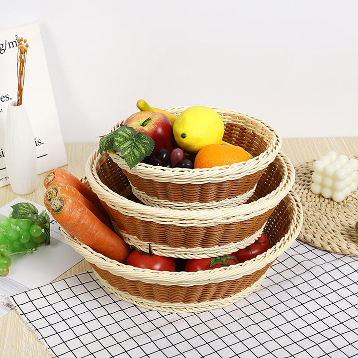 Artisan Woven Serving Bowl