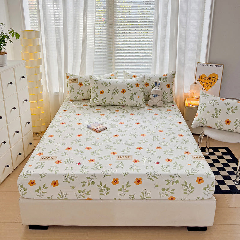 Premium Flannel Plaid Bed Linen Set