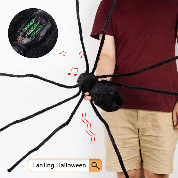 Creepy Halloween Spider Decoration Set